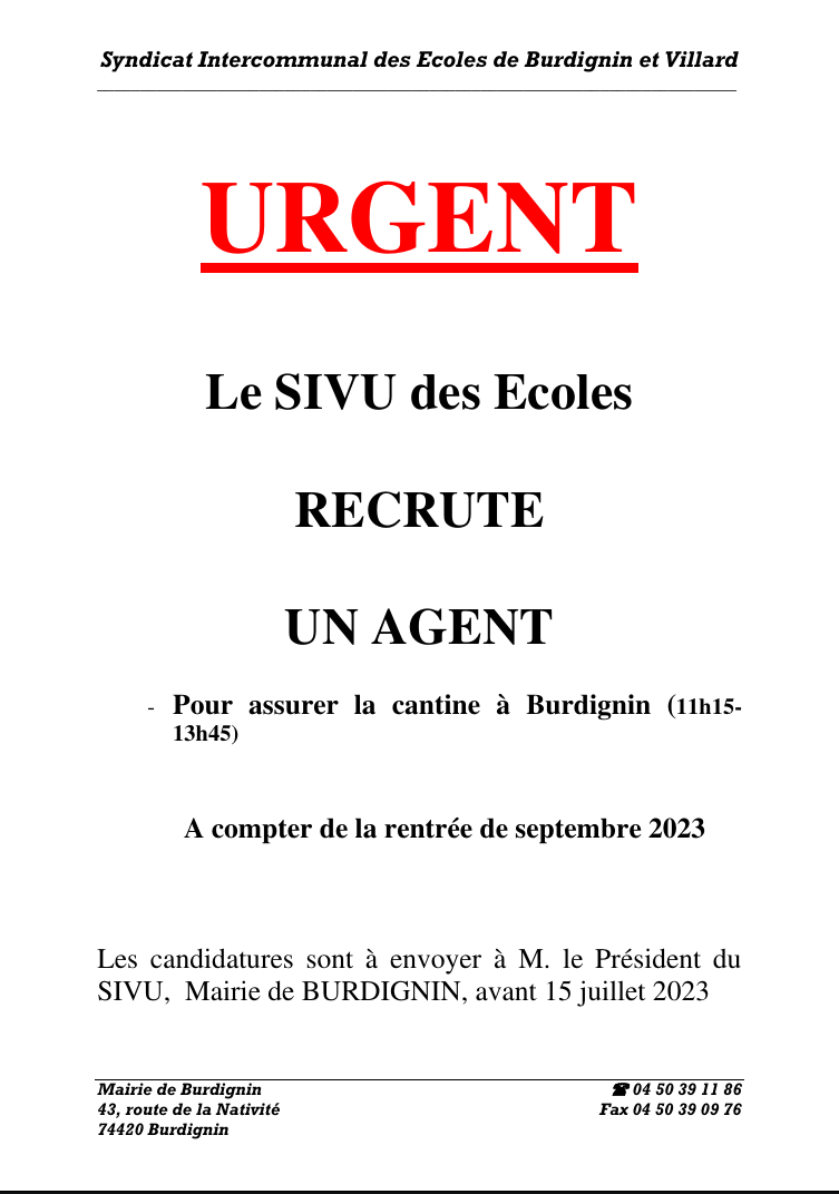 saxel offre emploi